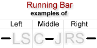 Running Bar Examples